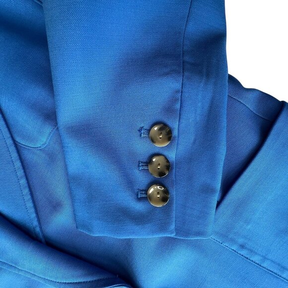 Banana Republic xHARBISON Blue Wool Blazer Size 12 - Picture 15 of 15